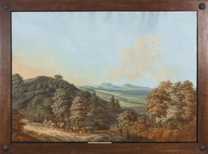 Coburg oder Thüringen: "Bei Coburg nach den Gleichens Bergen hin", ca. 1800