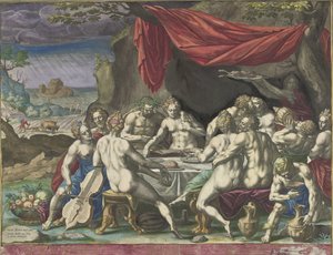Die Menschheit vor der Sintflut von Johann Sadeler (I)