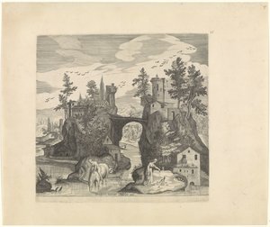 Landschaft mit zwei Inseln