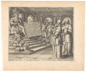 Motetdruck und Titelblatt mit Salomo als Komponist des Hohelieds Canticum Canticorum (Titel auf Objekt) Hohelied Salomos (Serientitel)