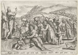 Auszug aus Ägypten von Johann Sadeler (I)