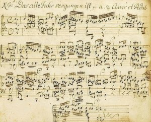 Orgel-Choral Präludium. Aus dem Orgelbüchlein