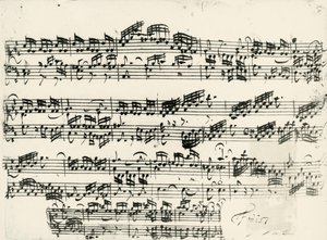 Partitur für 15 Inventionen BWV 772-801, 2-stimmig kontrapunktisch