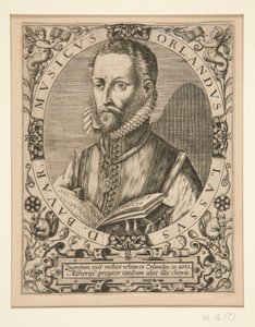 Porträt von Orlando Lassus, aus J.J. Boissard von Johann Theodor de Bry