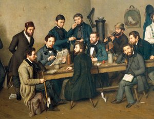 Verhaftete Revolutionäre in Trier (Detail)