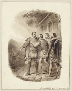 Abschied von Prinz Wilhelm I. und dem Grafen von Egmond von Johann Wilhelm Kaiser (I)