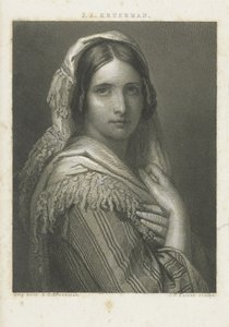 Porträt einer unbekannten Frau von Johann Wilhelm Kaiser (I)