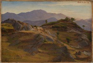 Landschaft bei Civitella von Johann Wilhelm Schirmer