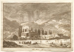 Ein Sturm über den Bergen bei Nocera von Johann Wolfgang von Goethe