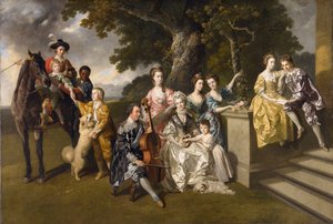 Die Familie von Sir William Young von Johann Zoffany