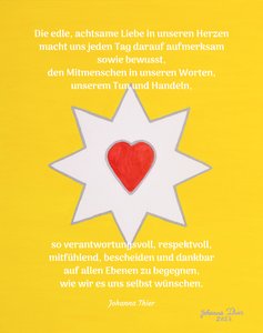 Der freudebringende Herzliebe-Stern - Version 1