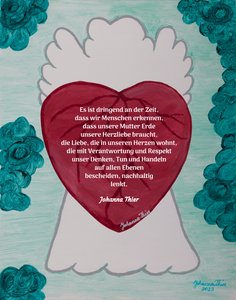 Weisender Engel von Johanna Thier