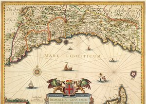 Republik Genua, Karte von Jan Baptist Vrients, Kupferstich