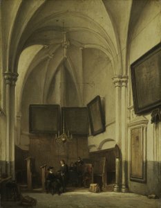 Sakristei der Kirche St. Stephan in Nijmegen von Johannes Bosboom