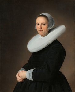 Porträt von Adriana Croes von Johannes Cornelisz. Verspronck