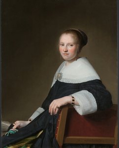 Porträt von Maria van Strijp von Johannes Cornelisz. Verspronck