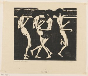 Tanzende Papua von Johannes Frederik Engelbert ten Klooster (signed by artist)
