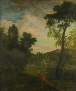 Arkadische Landschaft mit Jupiter und Io