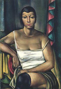 Sitzende Frau von Johannes Greenberg
