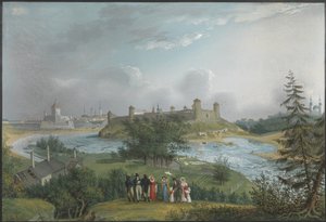 Ansicht der Festung Iwangorod
