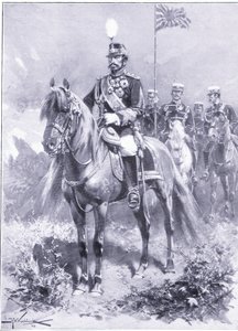 Seine Kaiserliche Majestät: Der Kaiser von Japan, Illustration aus Cassells Geschichte des Russisch-Japanischen Krieges Band 1, ca. 1900 von Johannes Hermann Barend Koekkoek