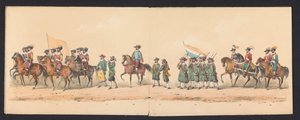 Historischer Umzug durch Studenten der Groninger Hochschule, 1850 (Tafel 2)