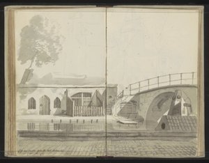 Weesbrug über den Oudegracht in Utrecht von Johannes Huibert Prins