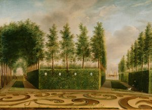 Ein formaler Garten, 1766
