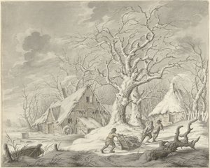 Winterlandschaft von Johannes Jelgerhuis