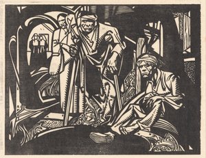 Verwundete in einer Kirche von Johannes Josephus Aarts (signed by artist)