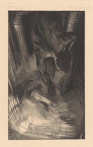 Erscheinung einer leuchtenden Gestalt von Johannes Josephus Aarts (signed by artist)