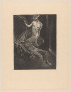 Judith mit dem Kopf und Körper von Holofernes
