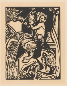 Satyr mit Traube von Johannes Josephus Aarts