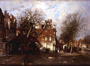 Capriccio-Ansicht der Stadt von Johannes Karel Christian Klinkenberg