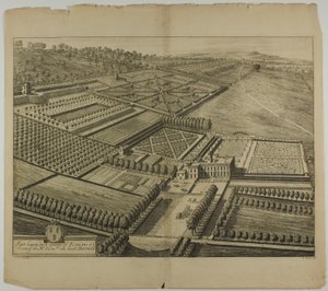 Fair Lawn in der Grafschaft Kent, Tafel 49 aus Britannia Illustrata