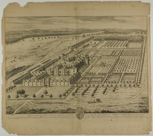 Knowle in der Gemeinde Sevenoaks in Kent, Tafel 24 aus Britannia Illustrata