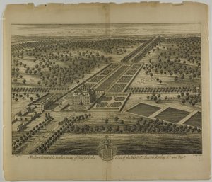 Melton Constable in der Grafschaft Norfolk, Tafel 51 aus Britannia Illustrata