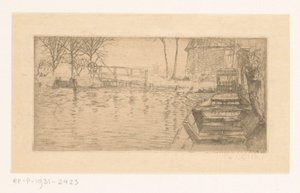 Kanal mit Schleuse
