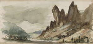 Berglandschaft in Thüringen