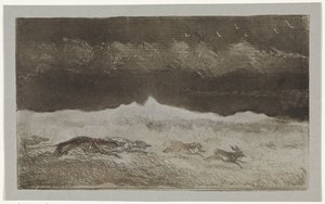 Hasenjagd von Johannes Tavenraat