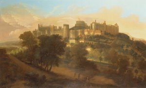 Ein Ausblick auf Windsor Castle von Süden