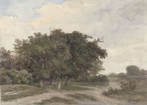 Landschaft mit Bäumen