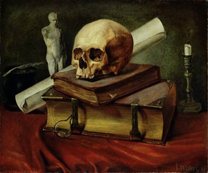 Vanitas, Stillleben, 1842