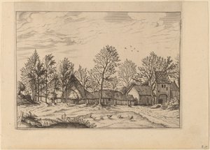 Bauernhof mit Tor