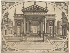 Tafel aus Scenographiae, ca. 1560