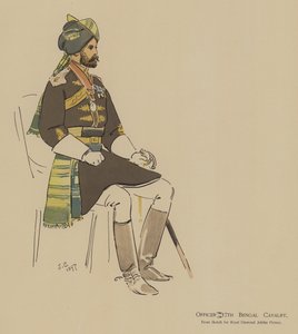 Offizier der 17. Bengalischen Kavallerie