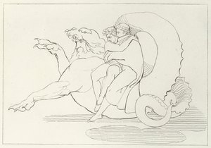 Gerion, Inferno, Gesang 17 von John (after) Flaxman