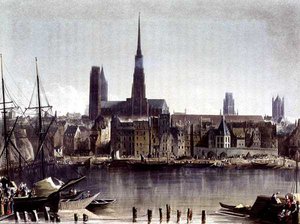 Ansicht von Rouen, aus 