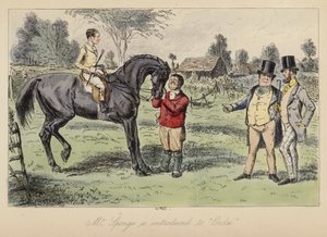 Illustration von John Leech für Mr Sponge