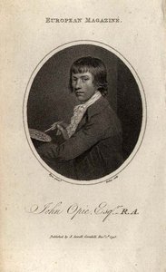 Porträt von John Opie (1761-1807), graviert von Ridley